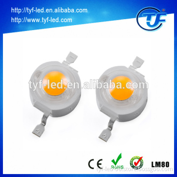 TYF 2014 hot sale 9999Goldwire Bridgelux 1w 2w 3w White Led chip